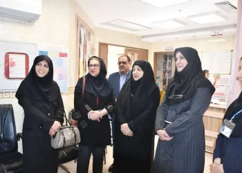 بررسی چالش‌های آموزشی و درمانی در بازدید معاون وزیر بهداشت از بیمارستان شهید بهشتی