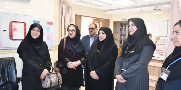 بررسی چالش‌های آموزشی و درمانی در بازدید معاون وزیر بهداشت از بیمارستان شهید بهشتی