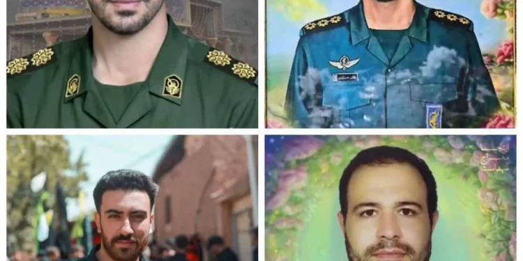 تقدیم چهار شهید از خانواده تکواندو کاشان در جنگ رمضان