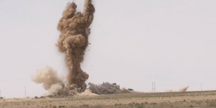 انفجار در یکی از اردوگاه‌های الحشد الشعبی در دیالی