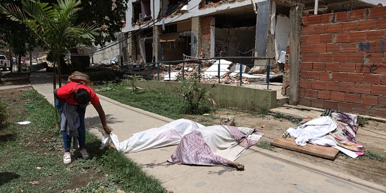 زلزله ونزوئلا: ادامه عملیات امداد و کشف اجساد در لاگوایرا