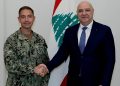 دیدار فرمانده سنتکام با رئیس جمهور لبنان؛ عون: ارتش لبنان تا نقطه صفر مرزی با اسرائیل مستقر می‌‌شود