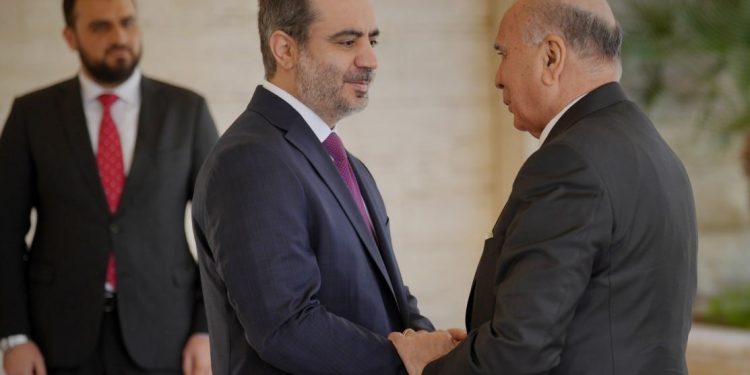 دیدار وزیر خارجه عراق با وزیر خارجه سوریه در دمشق