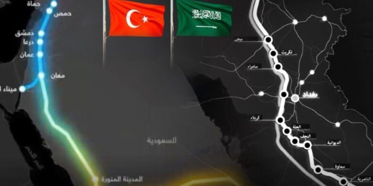 آیا پروژه ریلی عربستان و ترکیه، جاده توسعه را تهدید می‌کند؟