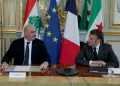 روسای جمهور فرانسه و لبنان روند مذاکرات بیروت و تل آویو را بررسی کردند