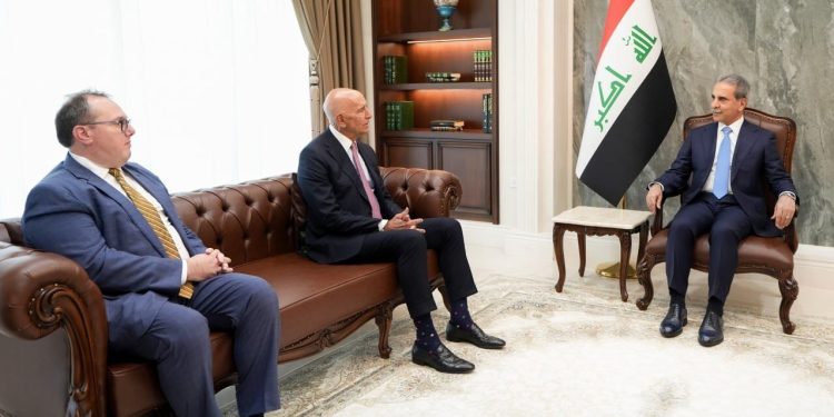 دیدار فرستاده امریکا به عراق با فائق زیدان
