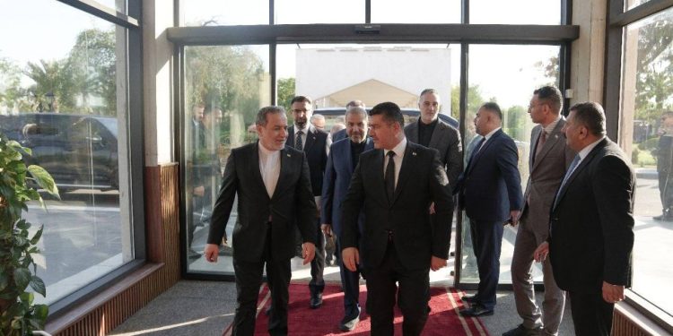 دیدار عراقچی با مسئول کمیته تشییع رهبر شهید ایران در عراق