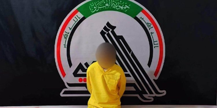 دستگیری یکی از عناصر تروریستی داعش در استان الانبار توسط الحشد الشعبی