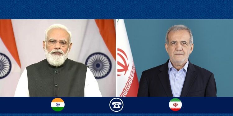در گفت‌وگو با پزشکیان؛تاکید مودی بر اهمیت آزادی دریانوردی در تنگه هرمز برای هند