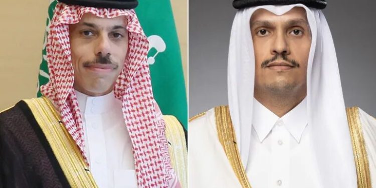 تماس وزرای خارجه عربستان و قطر