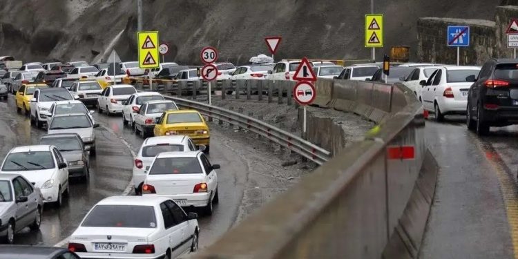 مرکز مدیریت راه‌های کشور: ترافیک سنگین در محور‌های چالوس و هراز