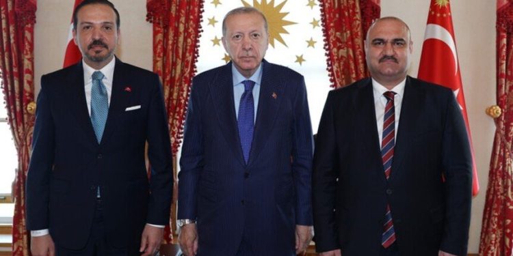 دیدار استاندار کرکوک با اردوغان در استانبول