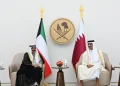گفت‌وگوی سران قطر و کویت درباره تحولات و اوضاع منطقه‌