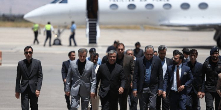 وزیر کشور پاکستان وارد مشهد شد