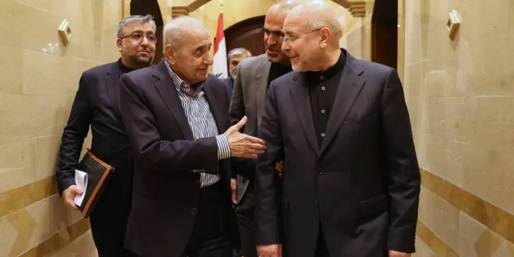 قالیباف در  گفتگو با رئیس مجلس لبنان: پایان جنگ در لبنان جزء مهمی از بند اول تفاهم نامه اسلام آباد بین ایران و آمریکا است / در سوئیس مقرر شد یک واحد کنترل منازعه بین ایران، آمریکا و لبنان تشکیل شود و این واحد روند اجرای این ماده در لبنان را پیگیری کند / ما با جدیت پیگیر این موضوع هستیم / نبیه بری: دشمن تلاش می‌کند تمامیت ارضی لبنان در تفاهم اسلام‌آباد را دور بزند
