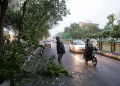 هشدار  سطح نارنجی نسبت به وزش باد شدید در تهران