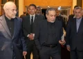 ببینید / ویدیویی از ورود قالیباف و عراقچی به محل مذاکره
