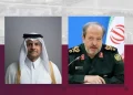 رایزنی تلفنی مقامات ارشد نظامی ایران و قطر درباره آخرین تحولات امنیتی در منطقه