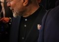 تصاویر: نشان‌سینه محمدباقر قالیباف رئیس هیئت مذاکره‌کننده در گفت‌وگوهای امروز