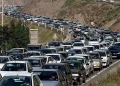 ترافیک سنگین در محور چالوس؛ پلیس از احتمال آغاز موج بازگشت مسافران خبر داد
