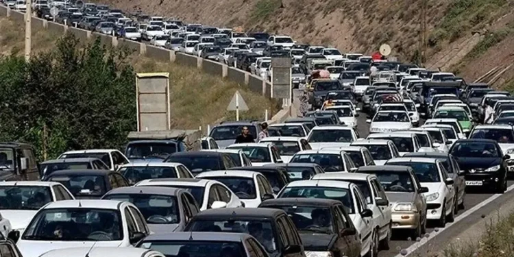 ترافیک سنگین در محور چالوس؛ پلیس از احتمال آغاز موج بازگشت مسافران خبر داد