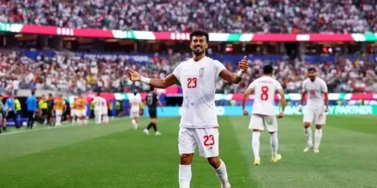 رامین رضائیان بهترین بازیکن بازی ایران و مصر شد