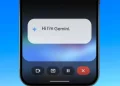 حالت عیب یابی Gemini در منوی انتخاب مدل دیده شد