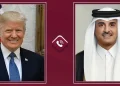 گفت‌وگوی امیر قطر با ترامپ درباره پیشرفت مذاکرات