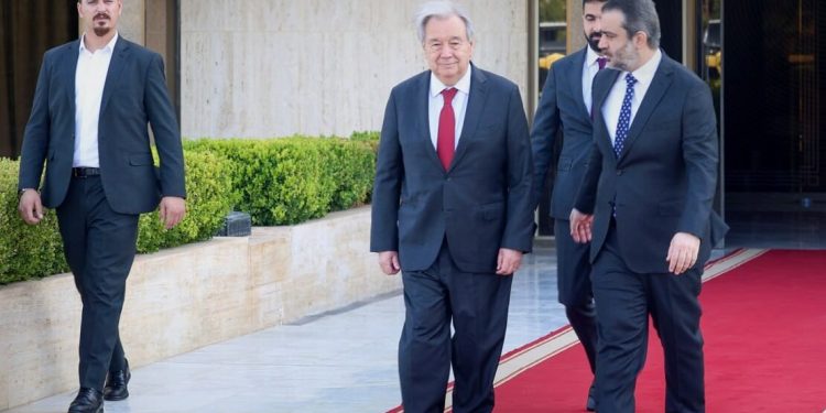 سفر دبیرکل سازمان ملل به دمشق پس از بیش از یک دهه