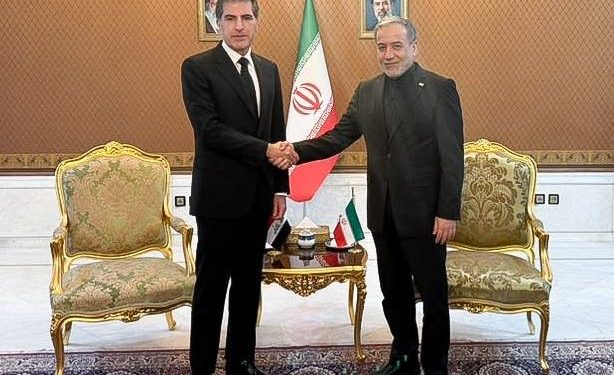 دیدار رئیس اقلیم کردستان عراق با وزیر خارجه ایران