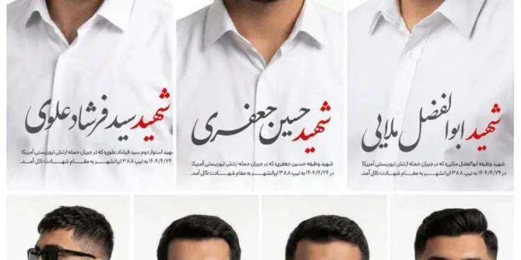 تصاویر ۷ شهید نیروی زمینی ارتش در حمله آمریکا به پادگان بمپور