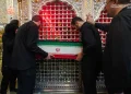 ببینید/ لحظاتی از تشییع رهبر شهید انقلاب در نجف اشرف