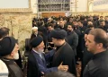 عکس / سیدحسن خمینی و علی اصغر حجازی در مراسم رهبر شهید در مشهد