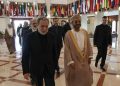 استقبال وزیر خارجه عمان از عراقچی