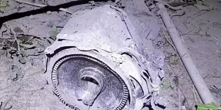 سقوط یک پهپاد در حلبچه