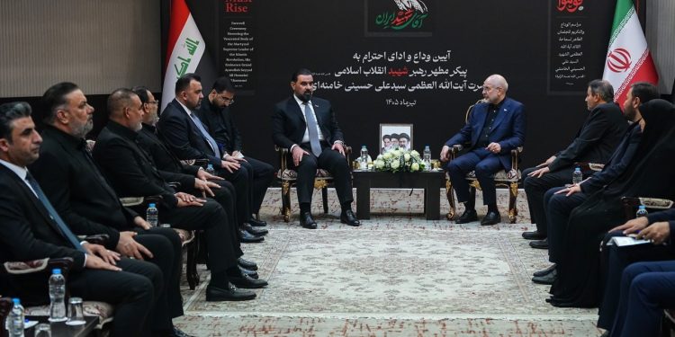 دیدار رئیس مجلس عراق با قالیباف در تهران