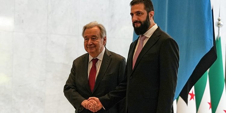 دبیرکل سازمان ملل در نخستین سفر به دمشق از ۲۰۰۹ خواستار حمایت جهانی از سوریه شد