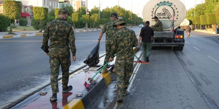 سازمان الحشد الشعبی اجرای طرح خدماتی ویژه زیارت اربعین را آغاز کرد