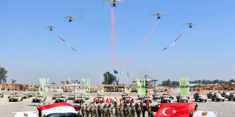 آغاز رزمایش مشترک مصر و ترکیه با عنوان «عقاب طلایی»