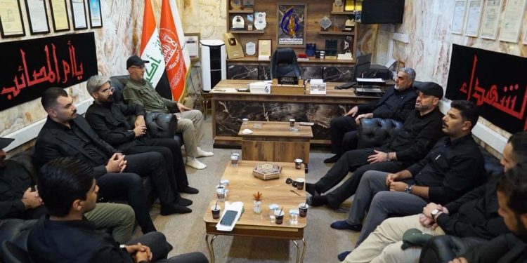 الحشد الشعبی و آستان حسینی هماهنگی در پوشش رسانهای تشییع رهبر ایران را بررسی کردند