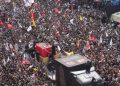 الأخبار: تشییع باشکوه رهبر شهید ایران در عراق پیامی به مخالفان محور مقاومت بود