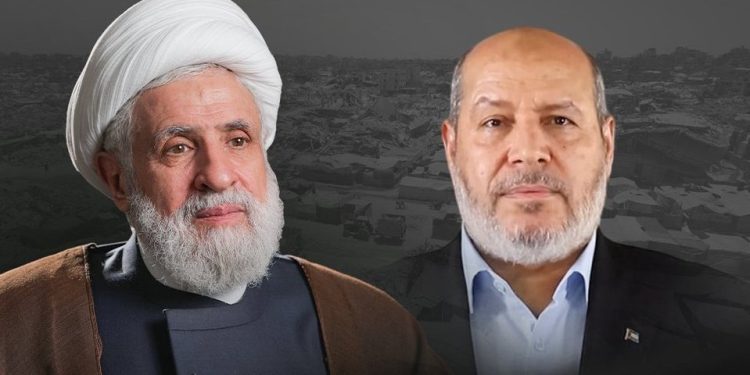 اعلام حمایت حزبالله از حماس در پیام نعیم قاسم به خلیل الحیه
