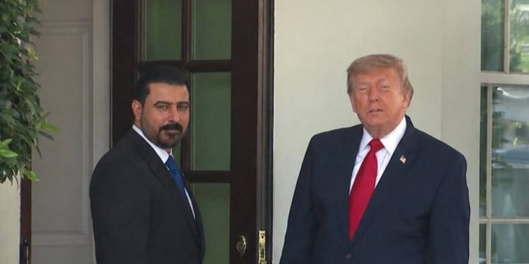 دیدار الزیدی و ترامپ در کاخ سفید