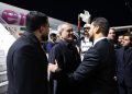 استقبال نخست وزیر عراق از رئیس جمهور ایران در فرودگاه نجف