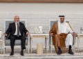 دیدار رئیس جمهور عراق با امیر قطر و تسلیت به وی در پی درگذشت «حمد بن خلیفه»