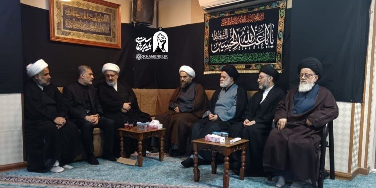 دیدار علما و بزرگان نجف اشرف با فرزند ارشد رهبر شهید ایران
