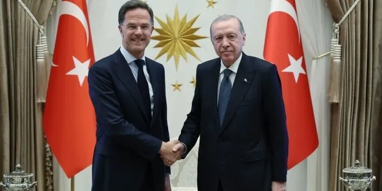 دیدار اردوغان و دبیرکل ناتو در آنکارا