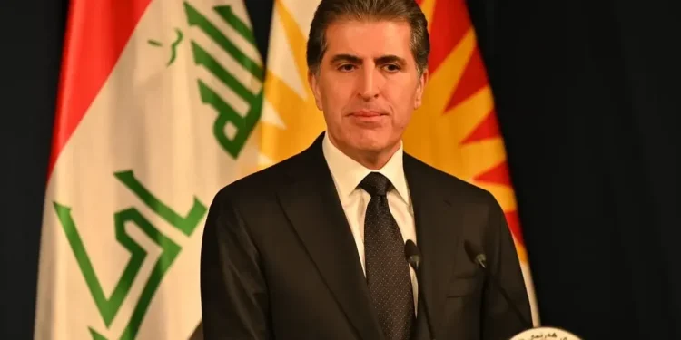 نچیروان بارزانی در مراسم تشییع پیکر رهبر شهید ایران شرکت می‌کند