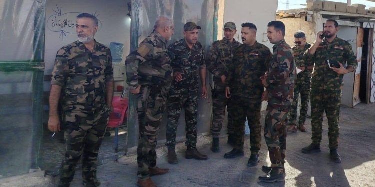 تیپ ۳۶ الحشد الشعبی امنیت شهر و ایست‌های بازرسی سامرا را تحویل گرفت
