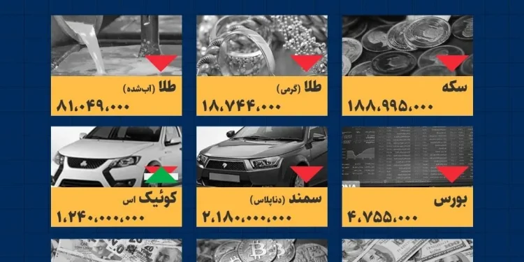 اینفوگرافیک / امروز ۲۸ تیر قیمتها چقدر است؟